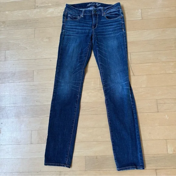 American Eagle Outfitters Jeans - Skinny - Size 8 LONG - Picture 2 of 6